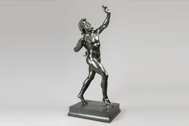 A 20th century Grand Tour bronze Dancing Faun of Pompeii. Price realised £1,000