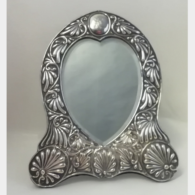 Antique silver mirror 1905