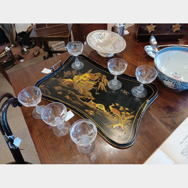 Oriental Lacquered Tray