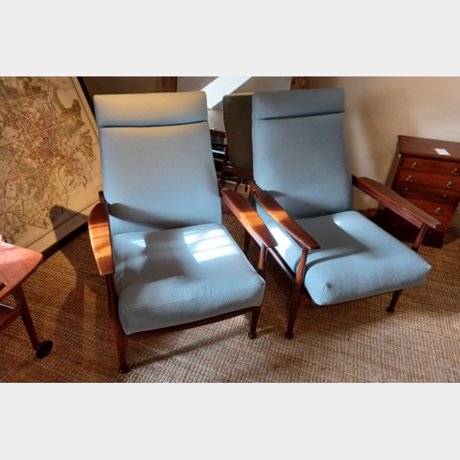 Pair of Guy Rogers Manhattan Chairs