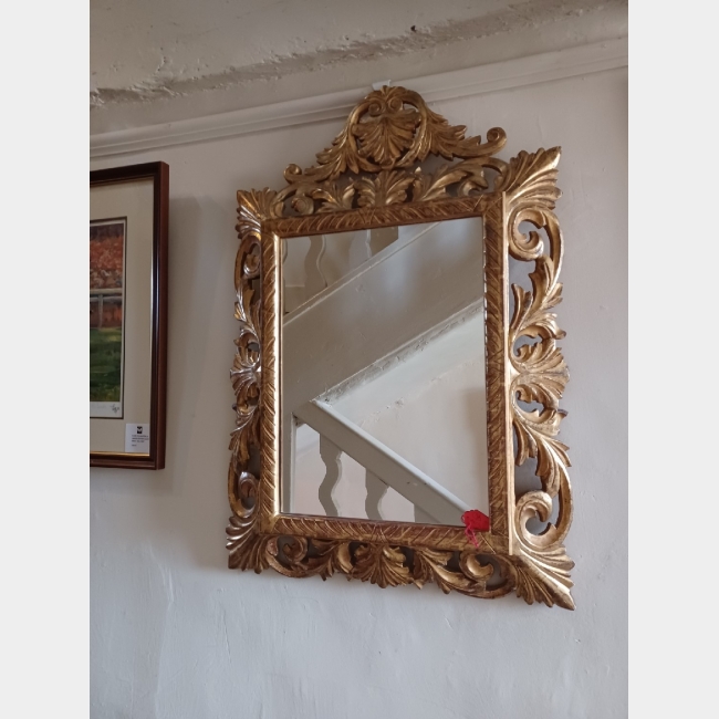 19th Century Gilt Rectangular Mirror