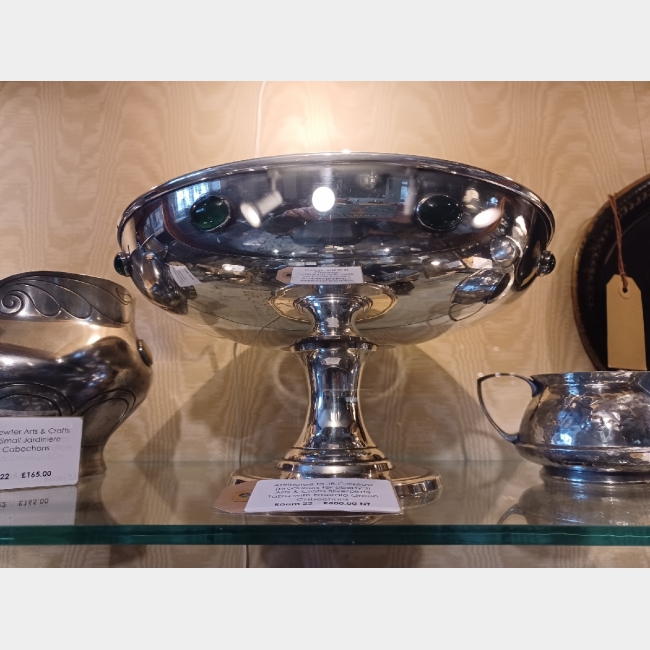 Arts & Crafts Silver Plated Tazza