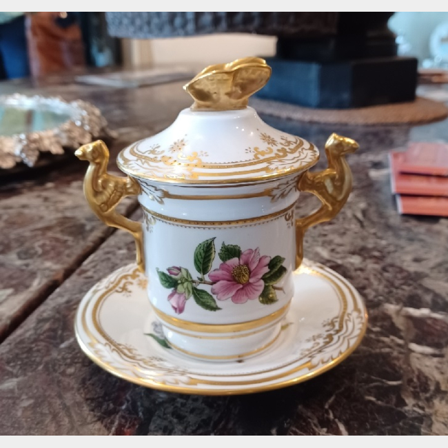 Spode Vintage Procelain Cup and Cover