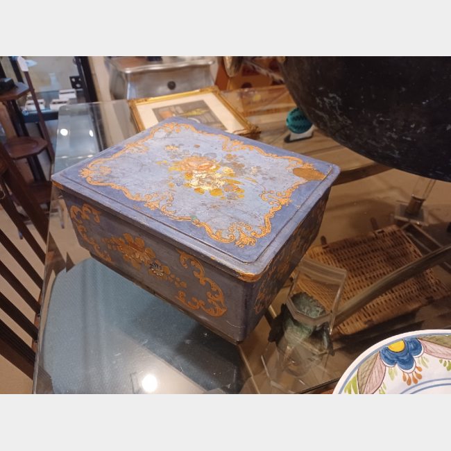 Venitian Painted Wooden Box