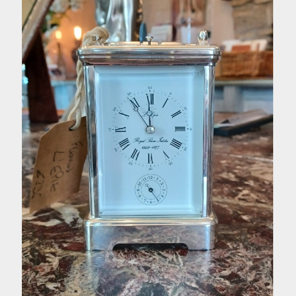 Silver Plated Carriage Clock