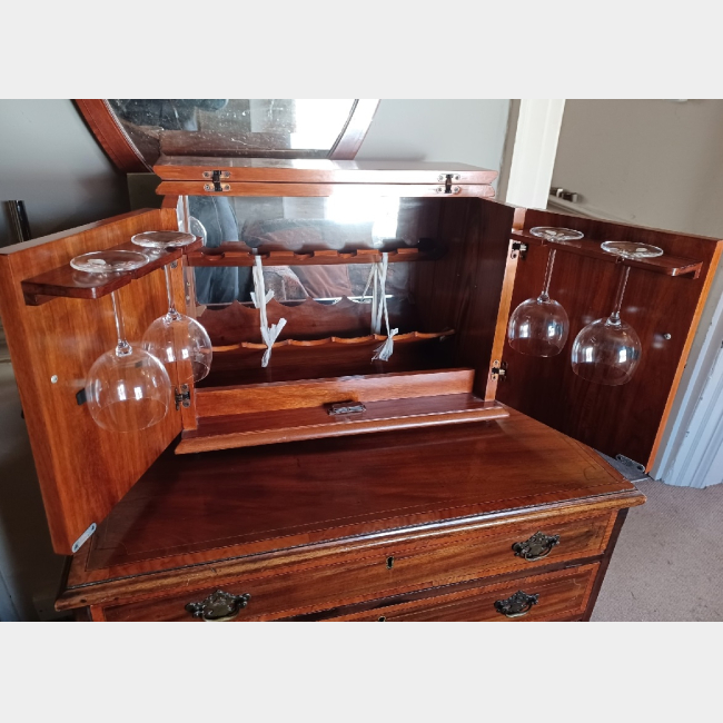 Wooden Drinks Cabinet