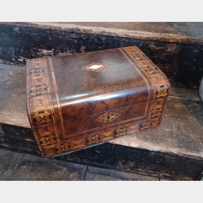 Victorian Marquetry Box