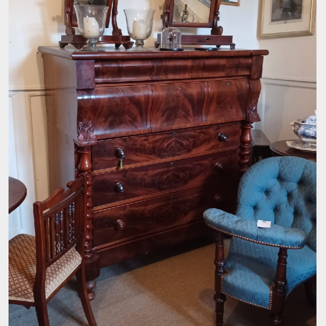 Large Mahogany Chest