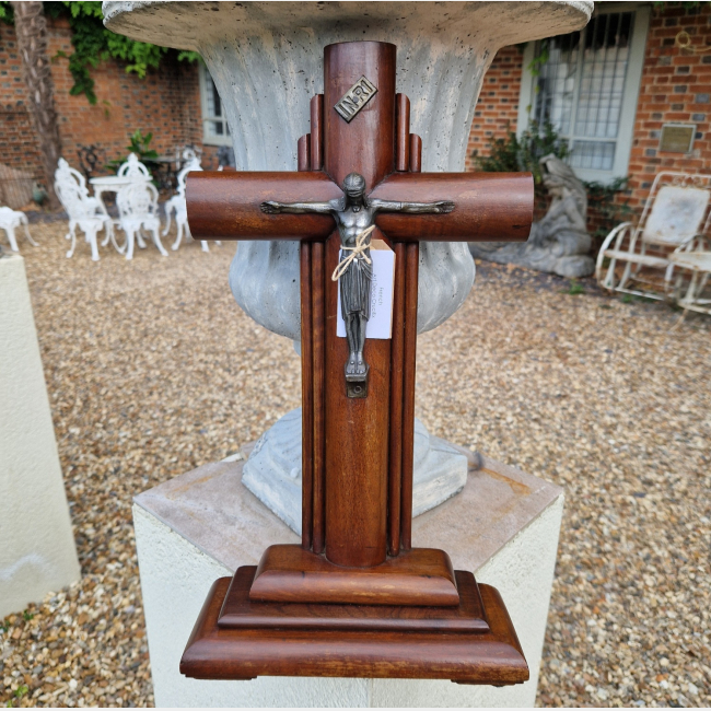 French Art Deco Crucifix