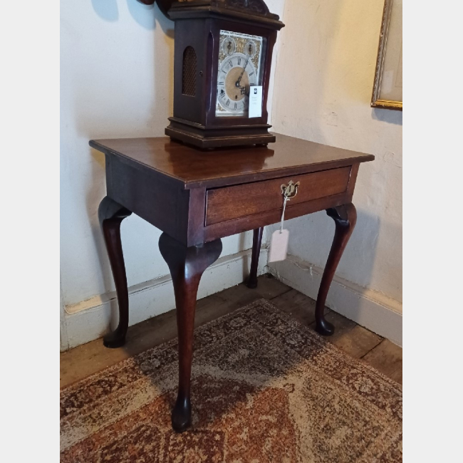 Mahogany Table with single drawer **SOLD**