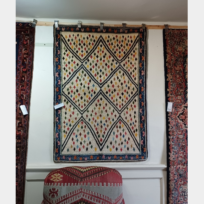 Vintage Persian Gabbeh Rug