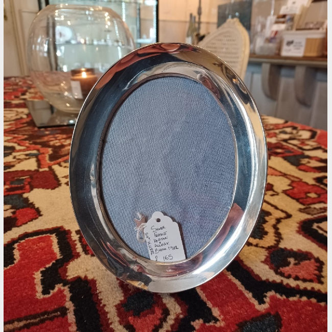 Oval Silver Frame