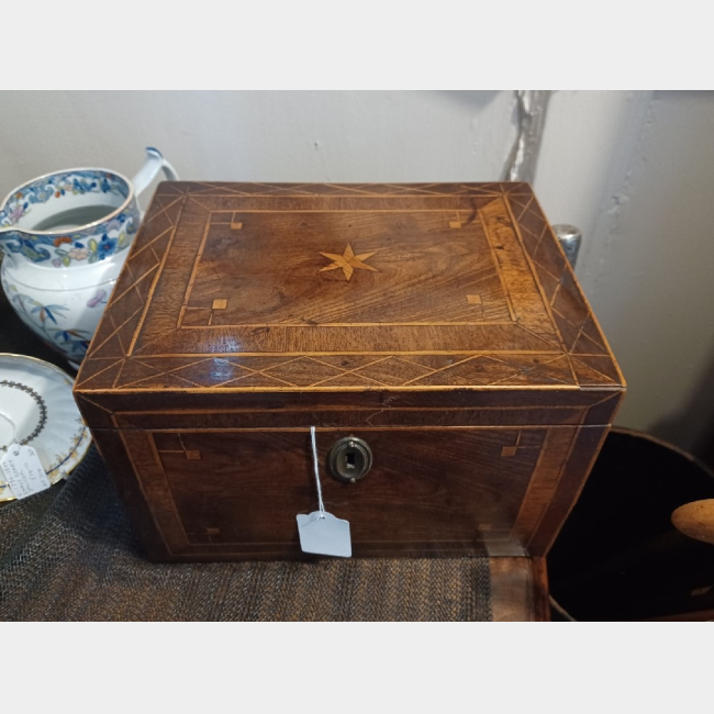 Mahogany Inlaid Work Box