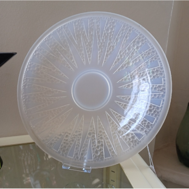 Etling Art Deco glass plate