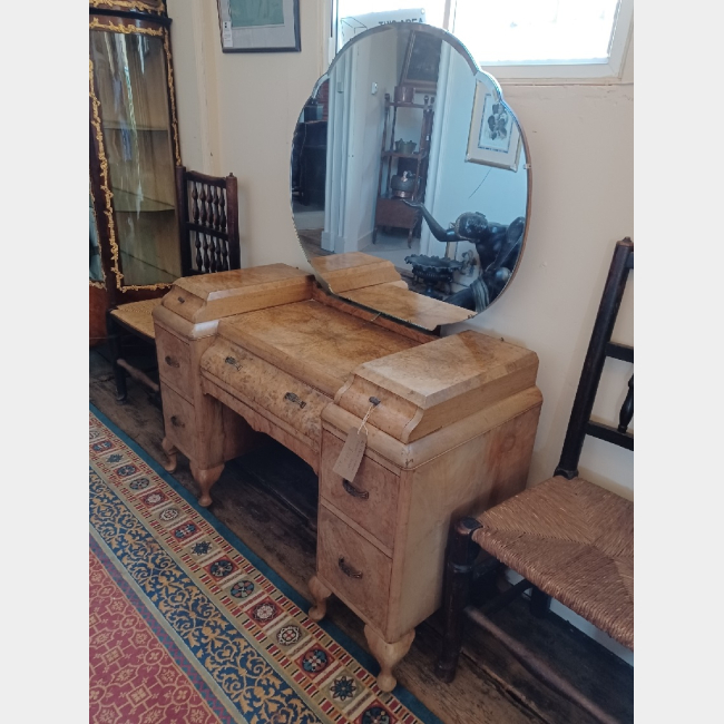 Art Deco Walnut Dressing Table