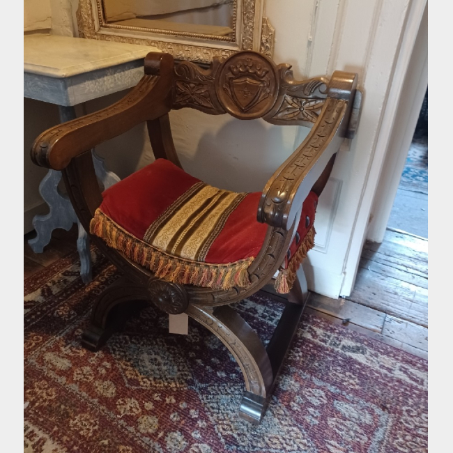 Carved Wooden Chair