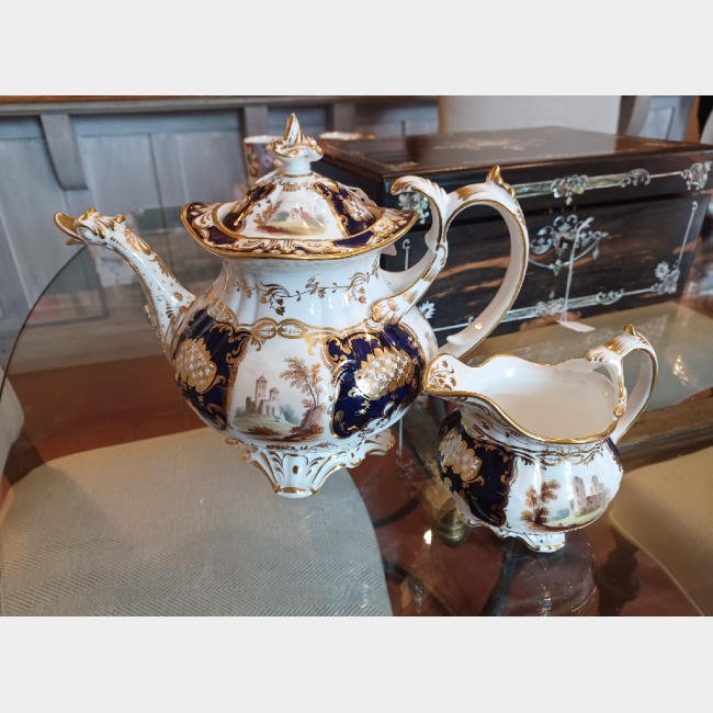 Coalport Teapot & Jug