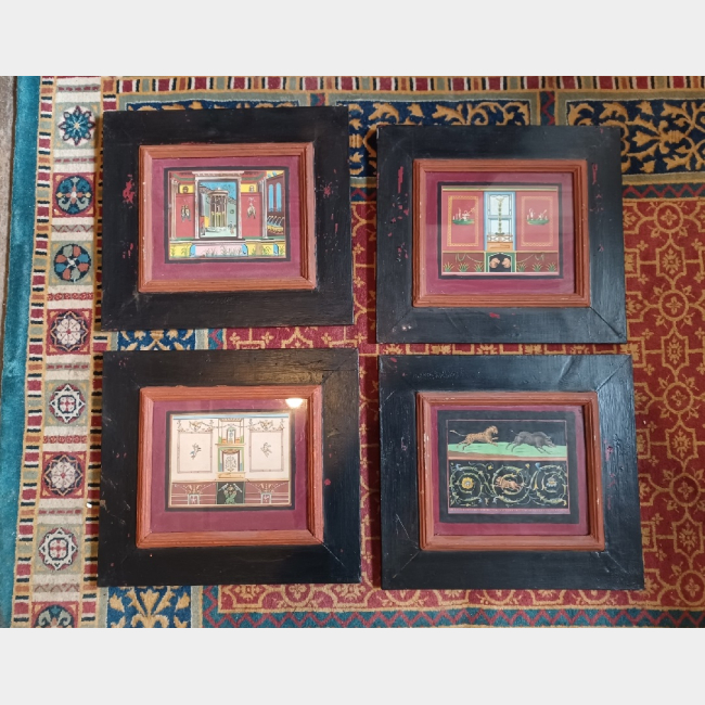 Set of 8 Coloured Prints