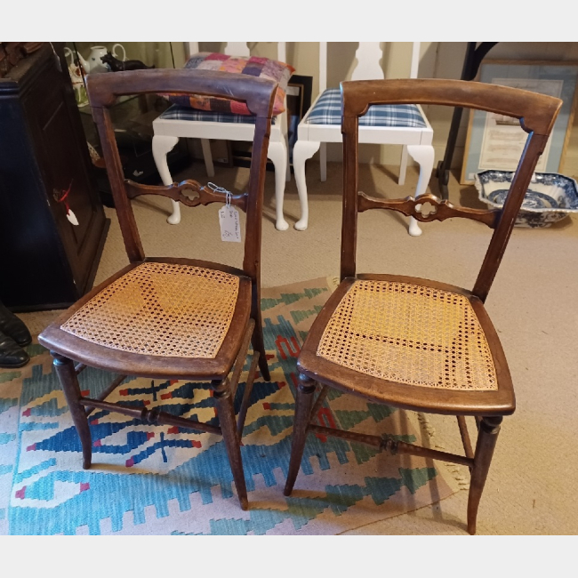Victorian Caned Chairs