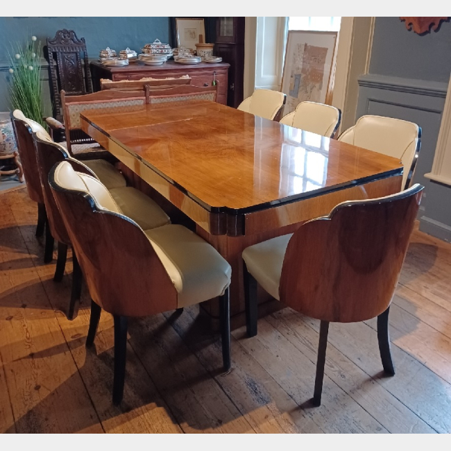 Art Deco Table & Chairs