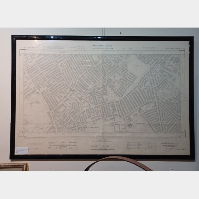 Framed Map of London
