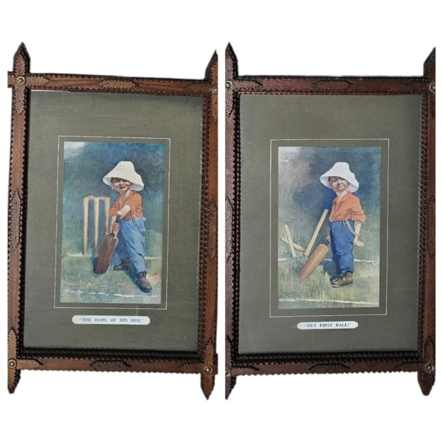 E.P. KINSELLA, 1874 -1936, A PAIR OF ORIGINAL COLOURED PRINTS