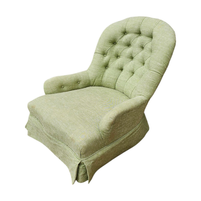 A VICTORIAN NURSING CHAIR