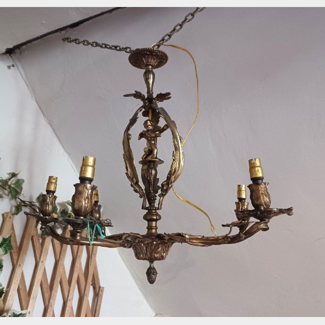 Cherub 4 Branch Ceiling Light