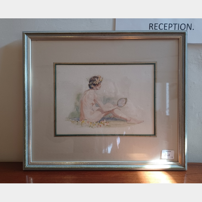 Original Watercolour of Lady