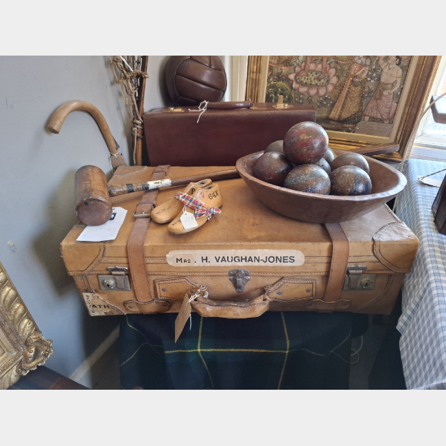 Vintage Leather Suitcase