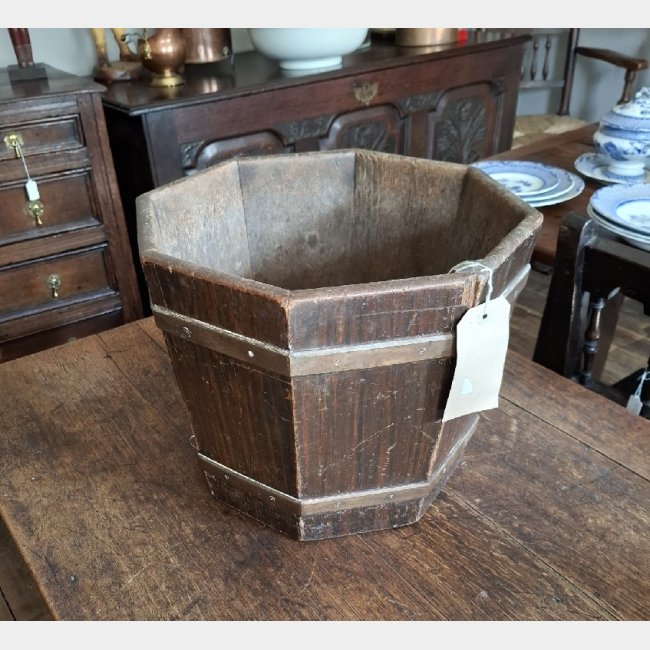 Heavy Brass Bound Wine Cooler