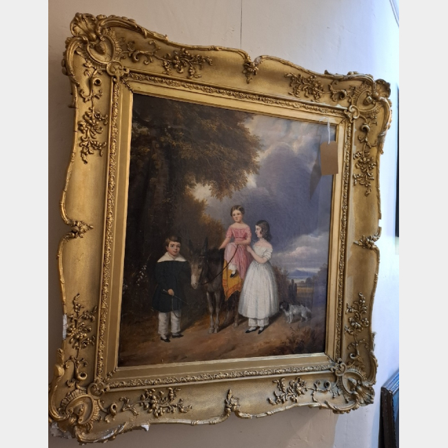 c.19th Oil on Canvas